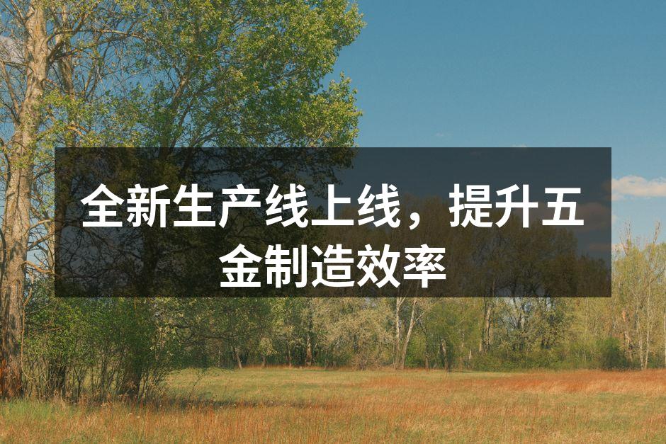 新生产线设备展示